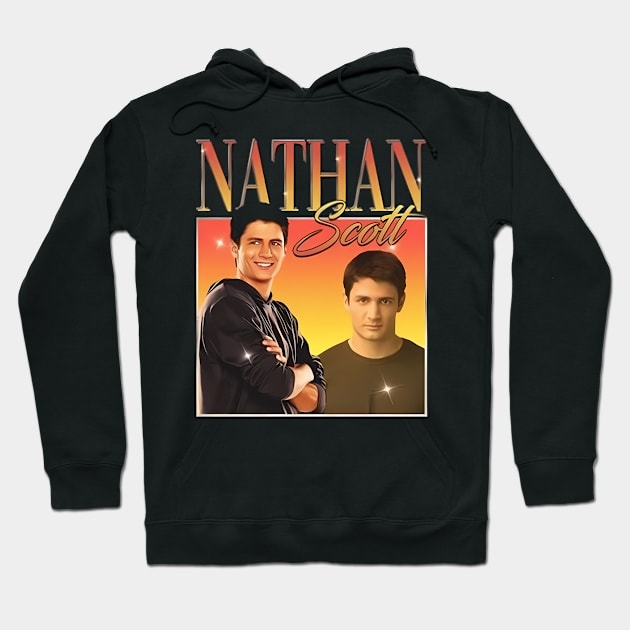 Nathan Scott James Lafferty 90S One Tree Hill Vintage Hoodie by OrigamiOasis